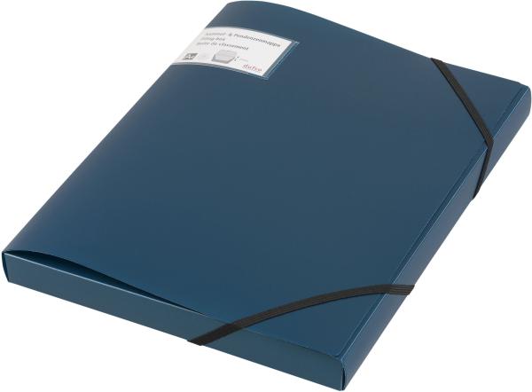 Dufco sammelbox a4 51500.03656 blau metallic 2.5cm - Dufco-5150003656-7610259036564