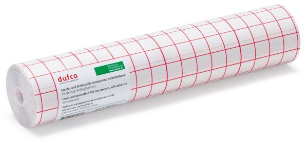 Dufco selbstklebefolie 40x2500cm 6454.001 glasklar glänzend, pvc - Dufco-6454001-7612176074643