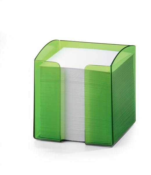Durable zettelbox trend 10x10cm 1701682017 grün-transp. - Durable-1701682017-4005546106090