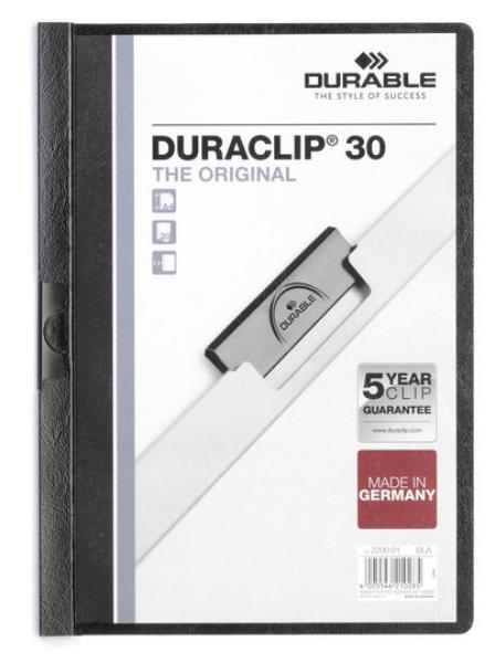 Durable klemmhefter duraclip 30 220001 für 30 blatt a4 schwarz - Durable-220001-4005546210285-04.jpg