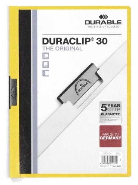 Durable klemmhefter duraclip 30 220004 für 30 blatt a4 gelb - Durable-220004-4005546210315-03.jpg