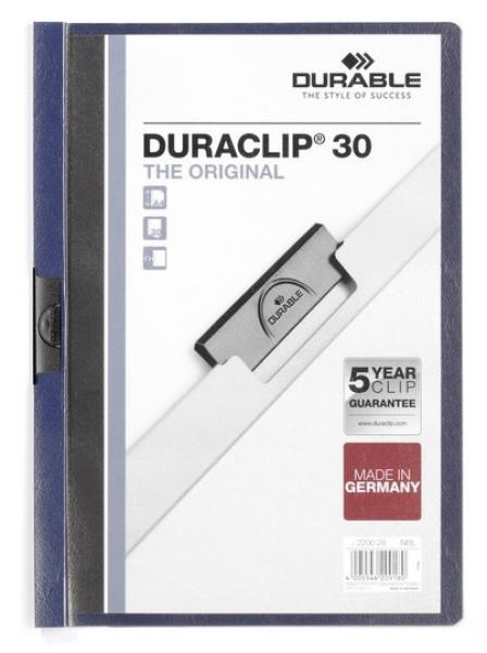 Durable klemmhefter duraclip 30 220028 für 30 blatt a4 nachtblau - Durable-220028-4005546209180-03.jpg