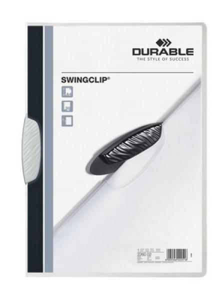 Durable klemmhefter swingclip 226002 für 30 blatt a4 weiss - Durable-226002-4005546222516