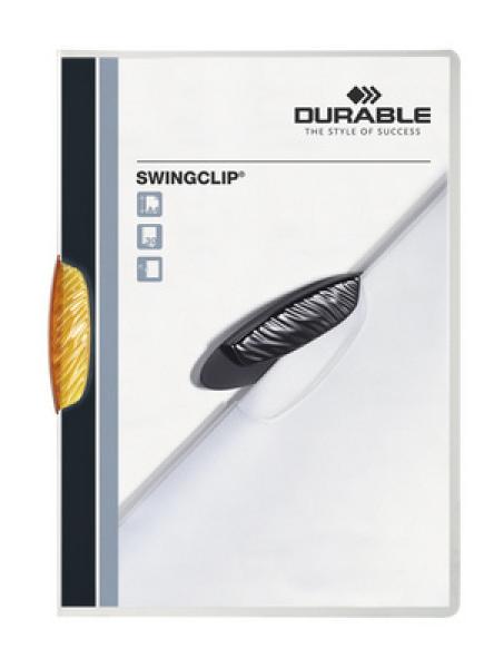 Durable klemmhefter swingclip 226009 für 30 blatt a4 orange - Durable-226009-4005546208794