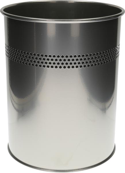 Durable papierkorb perforiert 330023 silber - Durable-330023-4005546988283
