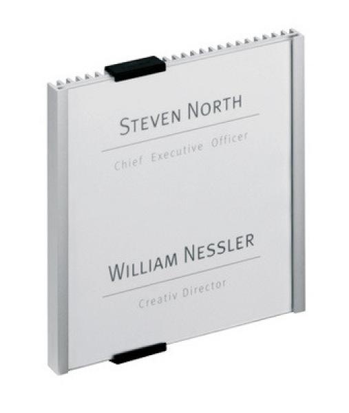 Durable türschild info sign 480223 silber, aluminium 149x148.5mm - Durable-480223-4005546400044