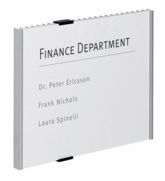 Durable türschild info sign a4 480723 silber, aluminium 297x210mm - Durable-480723-4005546402741