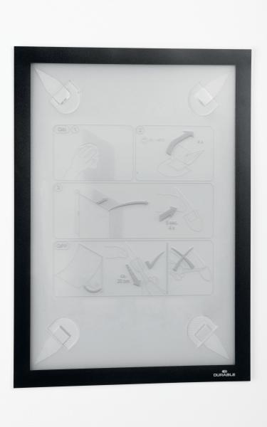 Durable duraframe wallpaper a4 484301 schwarz - Durable-484301-4005546990736
