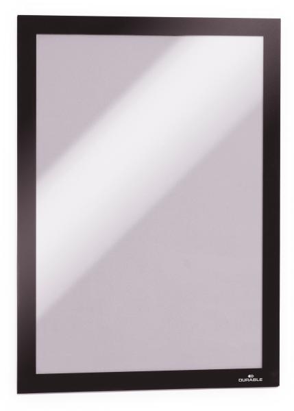 Durable sichtfenster duraframe 487201 schwarz, selbstklebend 2 stk. - Durable-487201-4005546404875