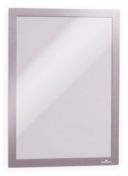 Durable sichtfenster duraframe 487223 silber, selbstklebend 2 stk. - Durable-487223-4005546404882