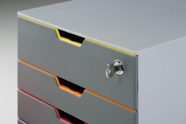 Durable schubladenbox varicolor safe 760627 4 schubladen, color - Durable-760627-4005546702414-02.jpg