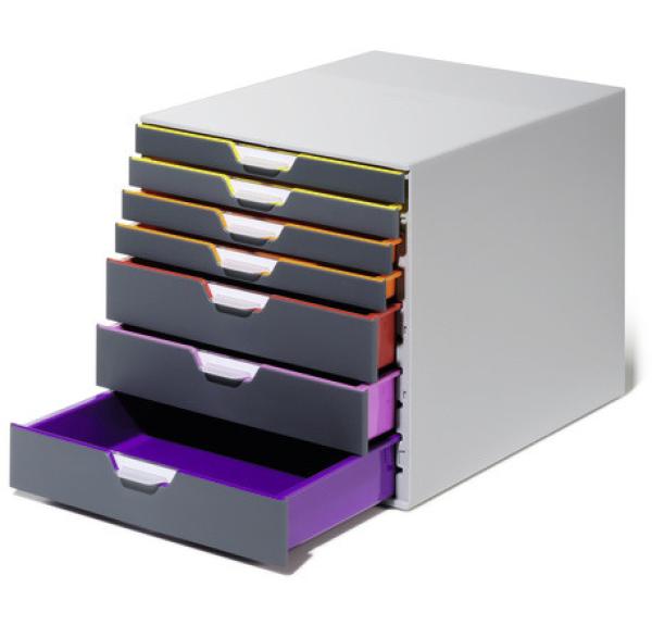 Durable schubladenbox varicolor 7 -c4 760727 farbige griffe, 7 schubladen - Durable-760727-4005546701943-04.jpg