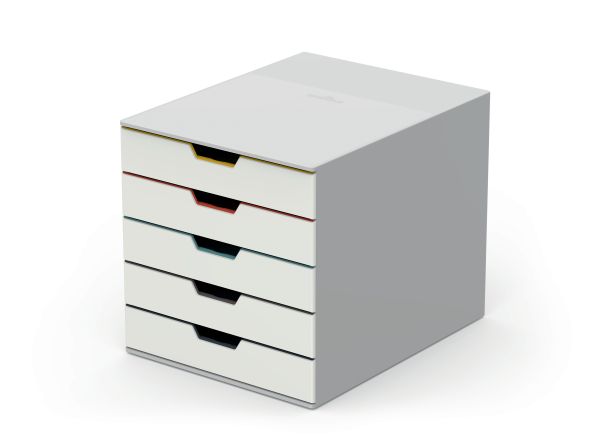 Durable box varicolor mix 5 a4-c4 762527 farbig 5 fächer - Durable-762527-4005546993263