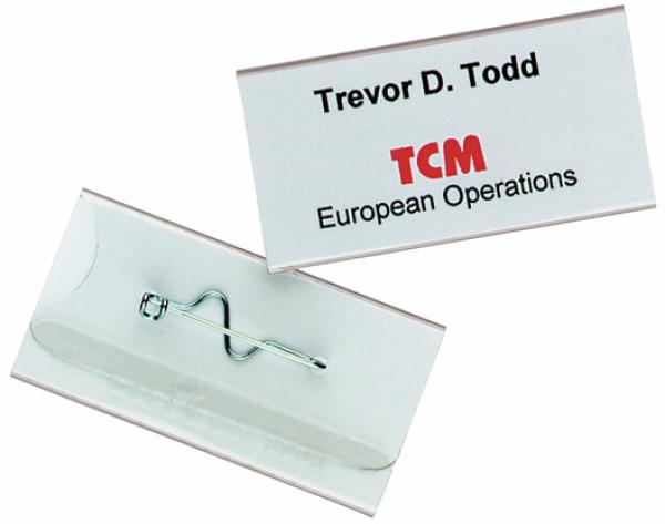 Durable namensschild 860619 30x60mm 10 stück - Durable-860619-4005546812076