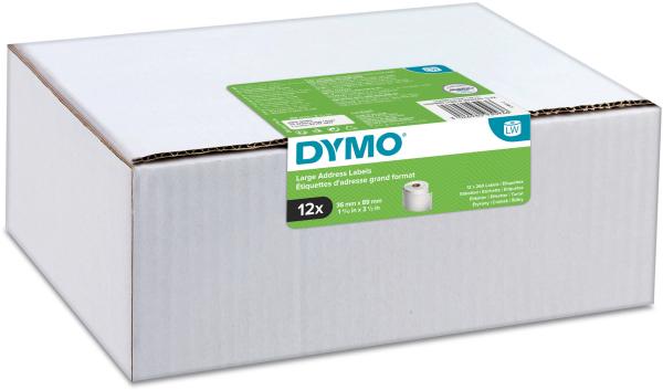 Dymo adressetiketten 36x89mm 2093093 12 rl./240 stück - Dymo-2093093-3026980930936