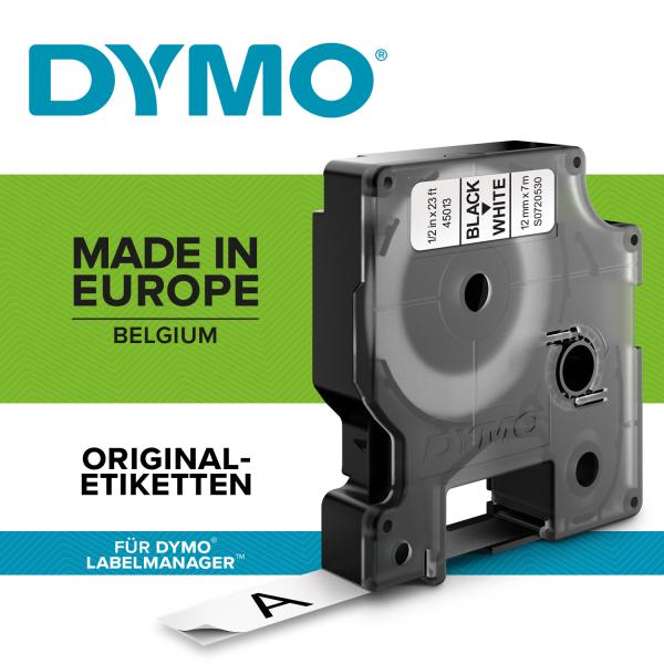 Dymo schriftband d1 schwarz/weiss s0720530 12mm/7m - Dymo-s0720530-5411313450133-02.jpg