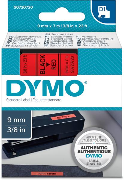 Dymo schriftband d1 schwarz/rot s0720720 9mm/7m - Dymo-s0720720-5411313409179-02.jpg