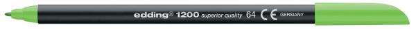 Edding fasermaler 1200 1 mm 1200-064 neongrün - Edding-1200-064-4004764828340