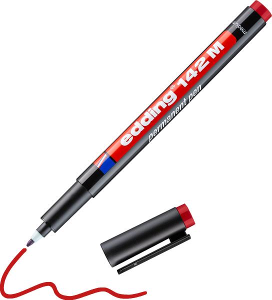 Edding ohp-marker permanent m 142-2 rot - Edding-142-2-4004764000807-03.jpg