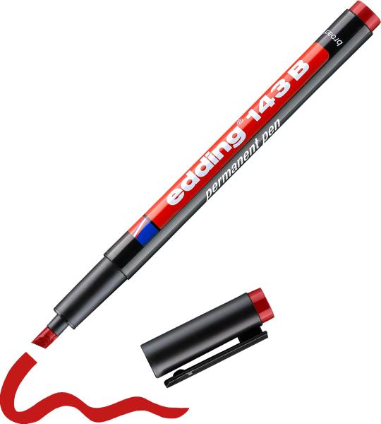 Edding ohp-marker permanent b 143-2 rot - Edding-143-2-4004764001200-03.jpg