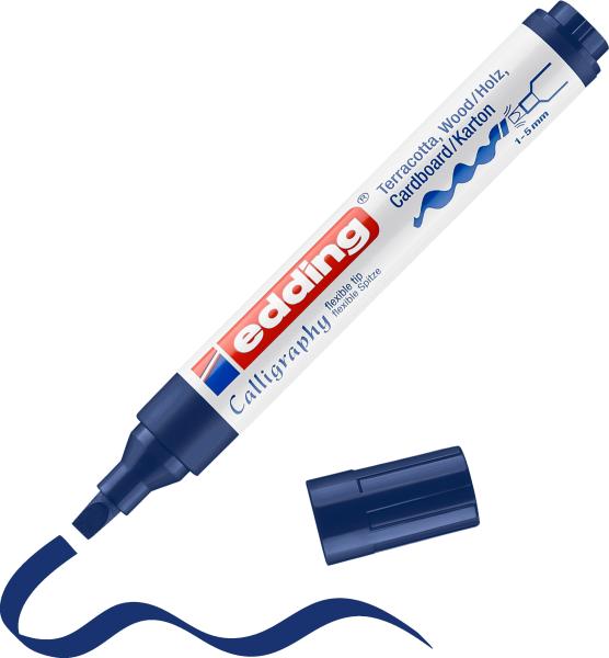 Edding permanent marker 1455 1-5mm 1455-17 blau - Edding-1455-17-4004764927135-03.jpg
