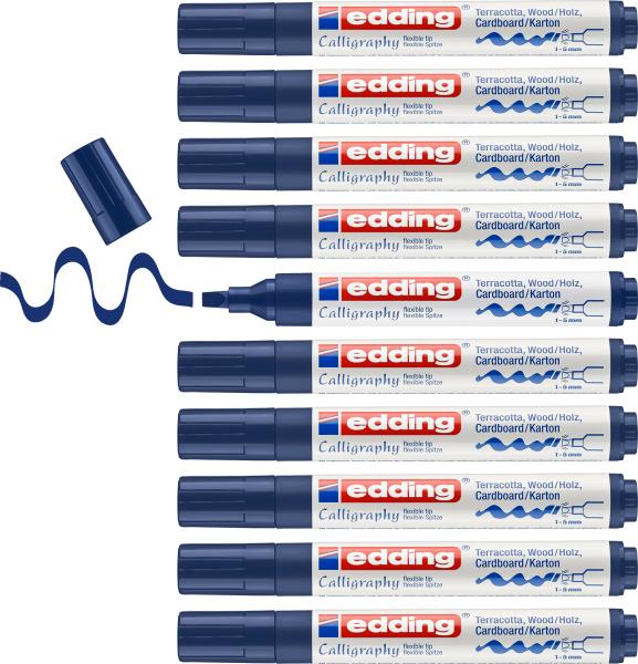 Edding permanent marker 1455 1-5mm 1455-17 blau - Edding-1455-17-4004764927135-04.jpg