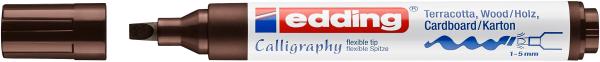 Edding permanent marker 1455 1-5mm 1455-18 dunkelbraun - Edding-1455-18-4004764927166-02.jpg
