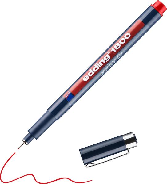 Edding profipen 1800 0.10-0.25mm 1800-2-01 rot - Edding-1800-2-01-4004764043866-03.jpg