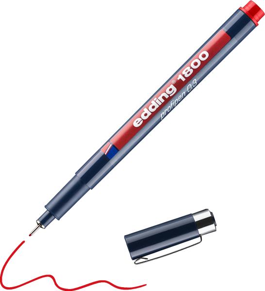 Edding profipen 1800 0.35mm 1800-2-03 rot - Edding-1800-2-03-4004764044115-03.jpg