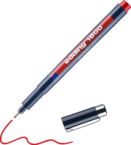 Edding profipen 1800 0.70mm 1800-2-07 rot - Edding-1800-2-07-4004764325733-03.jpg