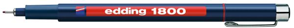 Edding profipen 1800 0.70mm 1800-2-07 rot - Edding-1800-2-07-4004764325733