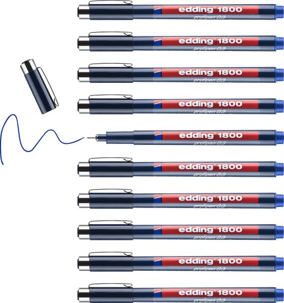 Edding profipen 1800 0.35mm 1800-3-03 blau - Edding-1800-3-03-4004764044122-04.jpg