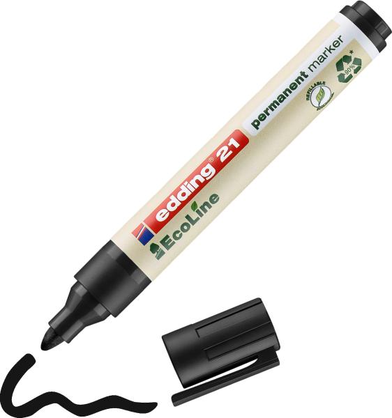 Edding permanent marker 21 1.5-3mm 21-1 schwarz - Edding-21-1-4004764917785-04.jpg