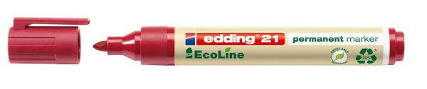 Edding permanent marker 21 1.5-3mm 21-2 rot - Edding-21-2-4004764917815