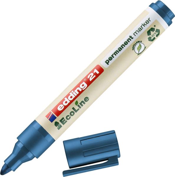Edding permanent marker 21 1.5-3mm 21-3 blau - Edding-21-3-4004764917846-03.jpg