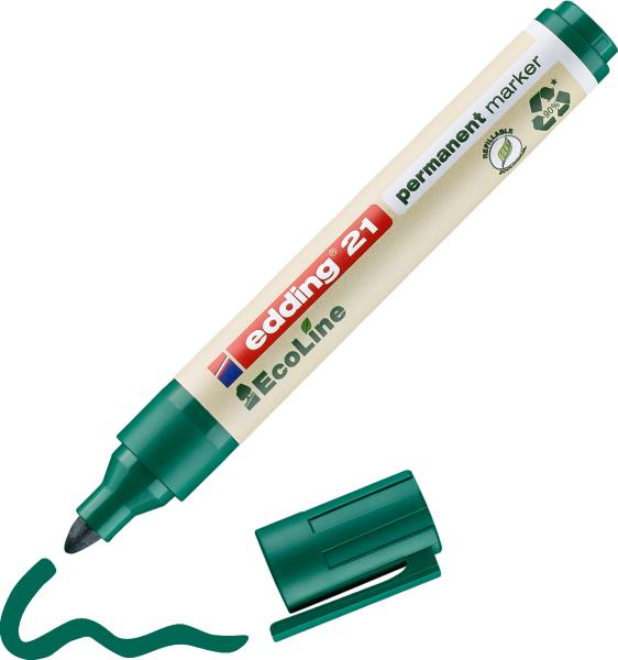 Edding permanent marker 21 1.5-3mm 21-4 grün - Edding-21-4-4004764917877-04.jpg