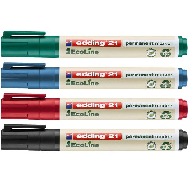 Edding permanent marker 21 1.5-3mm 21-e4 4-farbig ass. - Edding-21-e4-4004764917907-02.jpg