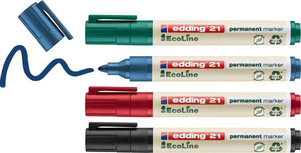 Edding permanent marker 21 1.5-3mm 21-e4 4-farbig ass. - Edding-21-e4-4004764917907-03.jpg