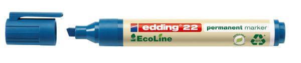 Edding permanent marker 22 1.0-5.0mm 22-3 blau - Edding-22-3-4004764918027