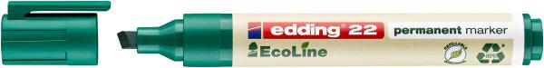 Edding permanent marker 22 1.0-5.0mm 22-4 grün - Edding-22-4-4004764918058-02.jpg