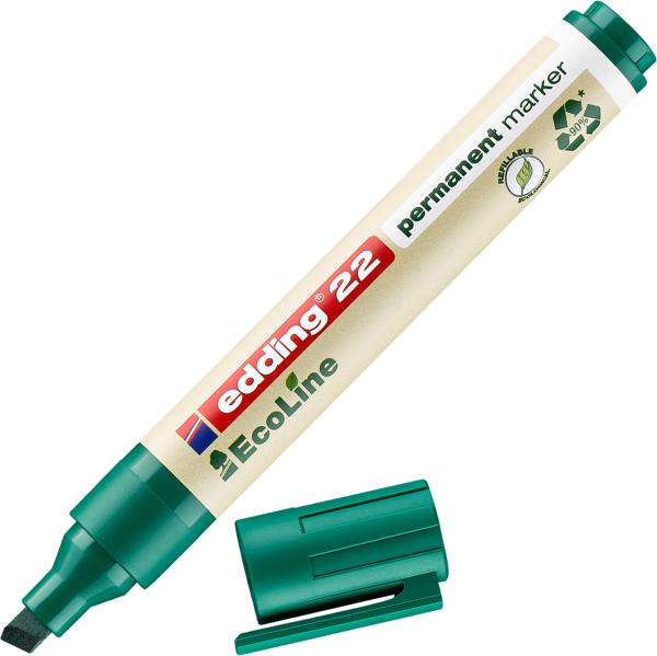 Edding permanent marker 22 1.0-5.0mm 22-4 grün - Edding-22-4-4004764918058-03.jpg