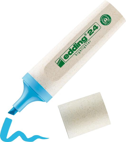 Edding textmarker 24 ecoline 2-5mm 24-10 hellblau - Edding-24-10-4004764917662-03.jpg