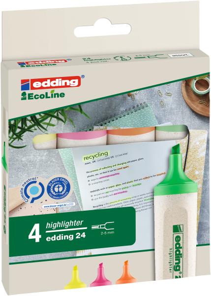Edding ecoline textmarker 24 2-5mm 24-e4 4-farbig - Edding-24-e4-4004764917723-02.jpg