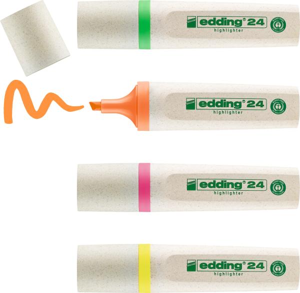 Edding ecoline textmarker 24 2-5mm 24-e4 4-farbig - Edding-24-e4-4004764917723-03.jpg