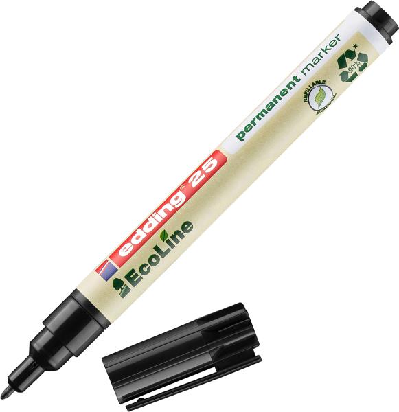 Edding permanent marker 25 ecoline 25-1 schwarz - Edding-25-1-4004764957385-03.jpg