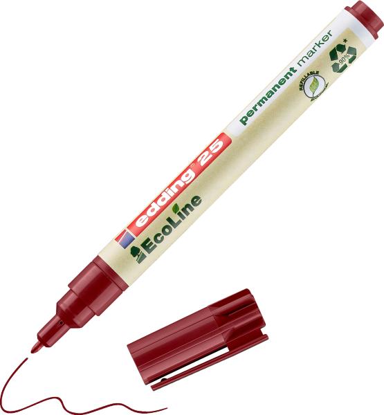 Edding permanent marker 25 ecoline 25-2 rot - Edding-25-2-4004764971596-04.jpg