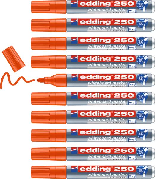 Edding whiteboard marker 250 1,5-3mm 250-6 orange - Edding-250-6-4004764012961-04.jpg