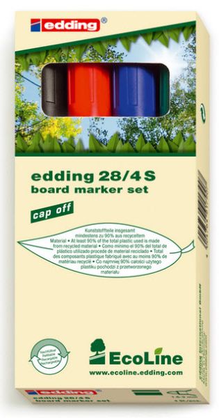 Edding boardmarker 28 ecoline 1.5-3mm 28-e4 4-farbig ass. - Edding-28-e4-4004764918263-3.jpg