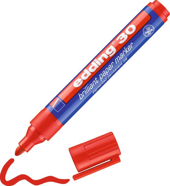 Edding permanent marker 30 30-2 rot - Edding-30-2-4004764305094-03.jpg