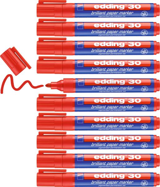 Edding permanent marker 30 30-2 rot - Edding-30-2-4004764305094-04.jpg
